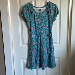 14/16 SO Floral Wrap Dress XL